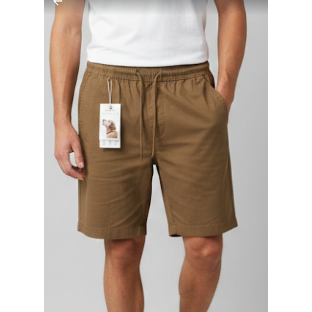 Denim & Flower Pull-on Jogger Shorts Size‎ XL Color Mustard